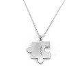 wholesale S925 Sterling Silver Popular European and American Best-Selling Puzzle Engraved Name Necklace for Couples, Valentine's Day Gift-0-2