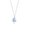 925 Sterling Silver 1-Carat Moissanite Pendant Necklace, Women's Ins Korean Style New Fashion-0-3