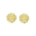 wholesale S925 silver lightweight luxury camellia earrings for women, summer versatile, niche, high-end, wholesale-0-5