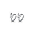 wholesale S925 Silver Fresh and Sweet Summer Butterfly Ear Clips, Elegant and Feminine Hoop Earrings G9218-0-4