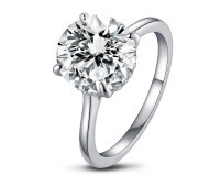 S925 Sterling Silver Square Zircon Ring, Cross-border Supply, Flashy & Minimalist Style-Style Y [Clearance Sale with Free Shipping]  US Size 6