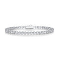 wholesale 925 Silver High-End Light Luxury Christmas Bracelet, Moissanite Bracelet inIns Style, Ready to Ship for Dropshipping-0-5