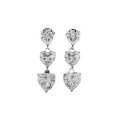 wholesale S925 silver new three-heart earrings for women,ins-0-4