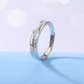 wholesale Original design S925 sterling silver love to the core couple rings, men and women can be engraved love matching rings-0-2