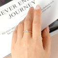 Metal Alloy Light Luxury Fashion Micro-Set 5A Zircon Diamond Ring for Women-0-1