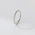 wholesale S925 Sterling Silver Fresh and Sweet Ins Style Minimalist Design Exquisite Bamboo Joint Couple Ring R02835-0-4