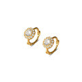 wholesale S925 silverfulltemperament ear clip women Korean version simple ear circle small fresh earring G9097-0-4