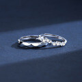 wholesale S925 Sterling Silver New Original Design Meteor Whisper Couple Rings Light Luxury Fresh Adjustable Matching Rings Wholesale from Manufacturer-0-3