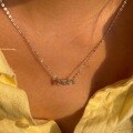 wholesale 925 Sterling Silver Xiaohongshu Best-Selling Women's Necklace Mother's Day Design 15 and 20MM Exquisite Gift Lady Collarbone Chain-0-3