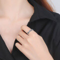 wholesale S925 Sterling Silver Korean Retro Minimalist Delicate Twist Open-Ended Ring for Women-0-3
