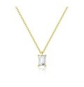 Sterling Silver Pigeon Egg Moissanite Waterdrop Heart Pendant Necklace, 1-2 Carat, Women's Setting Wholesale-0-7