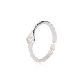 wholesale S925 Sterling Silver Petite Design Octagram Star Diamond Ring for Women, Adjustable Opening, Versatile Stackable Ring, Ins Style-0-4
