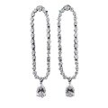 wholesale 925 SilverJewelry New 1 Carat High Carbon Diamond Drop Earrings for Women, Cross-Border Wish Best-Seller-0-4