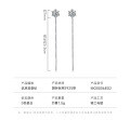 Sterling Silver 6-Claw Oval Moissanite Stud Earrings for Women Wholesale-0-4