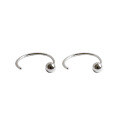 wholesale S925 Sterling Silver EA059 Korean-style Minimalist Geometric Small Bead Thin Hook Earrings for Women-0-4