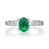 wholesale Silver Gold-Plated Green Emerald Ring for Women, a Hot-Selling Cross-Border E-Commerce Trend on AliExpress and Wish-0-4