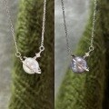wholesale S925 Sterling Silver Taro Purple Pearl Planet Orbit Pendant Necklace Fairy Purple Planet High-Luster Mother-of-Pearl Collarbone Chain-0-4