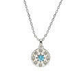 wholesale S925 Silver Druzy Necklace with a Light Luxury Hexagram Star Design and Surrounding Detailing-0-5