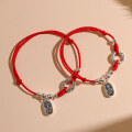 wholesale Metal material, zodiac year red rope bracelet for women,,,,,-0-3