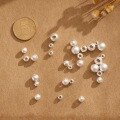 wholesale 999 Sterling Silver Ancient Method Spacer Beads Pure Silver Round Beads DIY Stringing Bracelet Anklet Jewelry Making Supplies-0-2