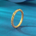 wholesale S925 Silver Qiankun Circle Gold Ring, Ancient Craftsmanship, Exquisite Texture, Retro Narrow Style, Live Streaming Edition-0-1