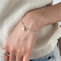 wholesale S925 Sterling Silver Retro Pearl Bracelet, Little Red Book Blogger Same Style Exquisite Twist Loop Clasp Bracelet S7661-0-1