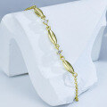 wholesale S925 Sterling Silver 14k Gold Japanese Korean Style March New Wholesale Charm Everyday Commute Bracelet-0-1