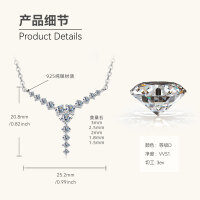 S925 Sterling Silver Butterfly Moissanite Layering Necklace-Style D [Clearance Sale - Free Shipping] Silver  925 Silver