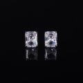 wholesale 14K Gold Plated 3CT Moissanite Stud Earrings with GRA Certificate & 9/10/18K White Gold Empty Earring Settings-0-0
