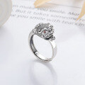wholesale S925 sterling silver retro Chinese style Pi Xiu coin auspicious open ring trendy index finger ring-0-1