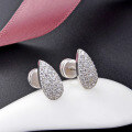 wholesale S925 Sterling Silver Korean New Women's Elegant and Beautiful Fashion Teardrop Earrings Minimalist Wholesale Accessories-0-5