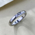 wholesale S925 Sterling Silver Thick Wide Minimalist High-End Plain Ring for Women, Ins Style, Hot-Selling on Xiaohongshu Cross-Border-0-2
