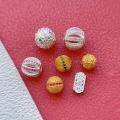 wholesale S925 antique silver gold-plated accessories with micro-set zirconia lantern beads, dragonfly eye vajra spacer beads, and round beads for DIY-0-2