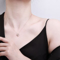 Sterling Silver Runaway Princess Dainty Bow Butterfly Necklace-0-2