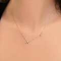 wholesale S925 Sterling Silver Red Elk Whole Body Personalized Airplane Model Pendant Necklace for Women, Exquisite European-American Style Collarbone Chain-0-3
