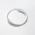 wholesale S925 silver summer minimalist double-layer chain bracelet, elegant women's Korean-style line bracelet S3565-0-2