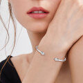 18K Gold Plated S925 Silver Moissanite Water Drop Bangle for Cross-Border Live Streaming-0-1