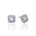 wholesale S925 Silver Zircon Earrings, Factory Direct, Fresh and Elegant, Simple and Stylish Diamond Stud Earrings for Women-0-4