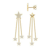 Sterling Silver Ear Hooks with Zircon and Pink Diamond, Clearance Sale with Free Shipping.-Style Y [Clearance Sale with Free Shipping]  925 Silver