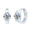 S925 Sterling Silver 1-Carat Moissanite Ear Cuffs, Minimalist & Versatile-0-4