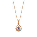 Sterling Silver Moissanite Teardrop Necklace, Minimalist and Versatile-0-3