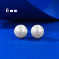 wholesale S925 Sterling Silver Full Body Strong Luster Pearl Earrings for Women, French Daily Fashion Versatile Drop Shipping-0-0