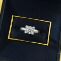 wholesale S925 Silver Classic One-Carat Bull Head Four-Prong Ring, Zhuzhifan Jewelry's NewCross-Border Hot Seller on AliExpress-0-3