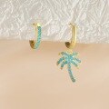 wholesale S925 Sterling Silver Turquoise Retro Earrings For Women,,。-0-2