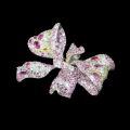 wholesale 925 silver gold-plated, high-carbon diamond, Cindy Chao pink sapphire bow high-end jewelry women's brooch-0-2