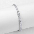 wholesale S925 Sterling Silver Full Diamond Bracelet, New Euro-American Style, Personalized Fashion, High-End Feel, Niche Design, Cross-Border Exclusive Supply-0-1