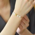 wholesale 925 Silver Gold-Plated Adjustable Certificate Cheongsam Ancient Style Natural Hetian Jade Bracelet-0-2