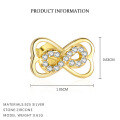 wholesale S925 Sterling Silver Hollow-out Bow Stud Earrings With Rhinestones, Women's Light Luxury Fashion,。-0-3
