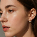 S925 Sterling Silver MinimalistIns-Style Reversible Stud Earrings-0-0