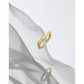 wholesale S925 Sterling Silver Korean Version Ins Small and Minimalist Design Sense Versatile Irregular Textured Open Adjustable Thin Ring for Women-0-1